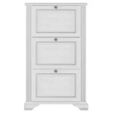 Тумба для взуття Вайт 3D Ясен сніговий / сосна срібна Гербор (Gerbor) Україна