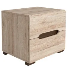 Тумба прикроватная Эльпасо KOM2S Дуб санремо светлый Гербор (Gerbor) Украина