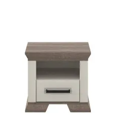 Тумба прикроватная Марсель 1S Ясень снежный/дуб сонома трюфель Гербор (Gerbor) Украина
