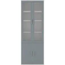 Вітрина Каби REG 2W2D/79/220 Попелястий / антрацит Гербор (Gerbor) Україна