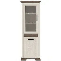 Вітрина Марсель REG1D1W Ясен сніговий / дуб сонома трюфель Гербор (Gerbor) Україна