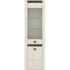 Вітрина Селена REG1D1W Ясен сніговий / дуб ансберг Гербор (Gerbor) Україна