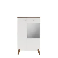 Вітрина Папа REG1D1W Німфеа альба/горіх верона Гербор (Gerbor) Україна