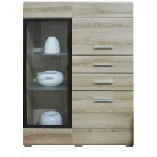 Витрина Ушер REG1W2D2S L/P Дуб сонома Гербор (Gerbor) Украина