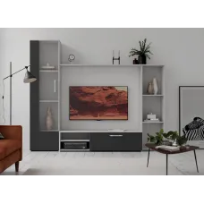 Стенка в гостиную Дуб Санремо светлый / нимфеа альба Гербор (Gerbor) Украина