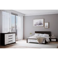 Набір меблів Каспіан МДФ N77780 Венге магія / Білий сніг ВМК (БРВ) Україна