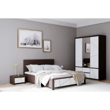 Набір меблів Каспіан МДФ N77781 Венге магія / Білий сніг ВМК (БРВ) Україна