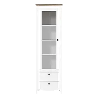 Вітрина Каріна REG1W2S Німфеа альба/дуб сонома трюфель Гербор (Gerbor) Україна