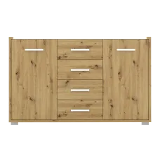 Комод Рутения KOM2D4S Дуб артизан/нимфеа альба Гербор (Gerbor) Украина