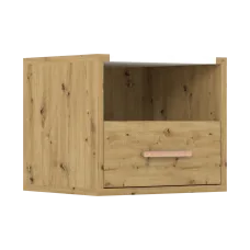 Тумба прикроватная Рутения KOM1S Дуб артизан/нимфеа альба Гербор (Gerbor) Украина