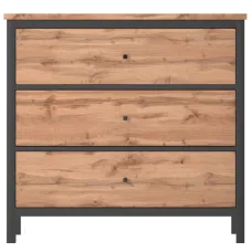 Комод Чос KOM3S Дуб Тахо / черный Гербор (Gerbor) Украина